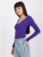 Halenka RV BZ model 17049939 tmavě fialová - FPrice Halenka RV BZ model 17049939 tmavě fialová - FPrice