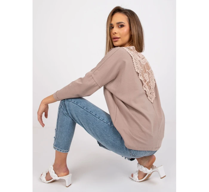 Blúzka RV BZ 7558.30 tmavých pusiniek