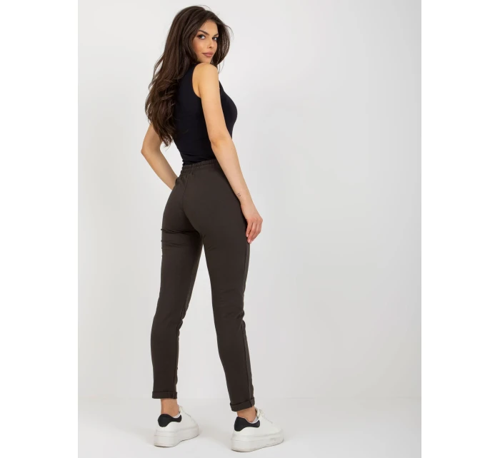 Spodnie dresowe RV DR model 18484382 ciemny khaki - FPrice Spodnie dresowe RV DR model 18484382 ciemny khaki - FPrice