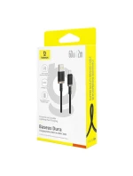 Baseus Dura USB-Type C 60W 2m kábel (čierny/zlatý) Baseus Dura USB-Type C 60W 2m kábel (čierny/zlatý)