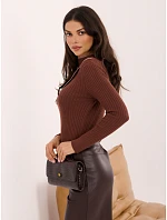 Sweter IR SW model 22401054 jasny brązowy - FPrice Sweter IR SW model 22401054 jasny brązowy - FPrice