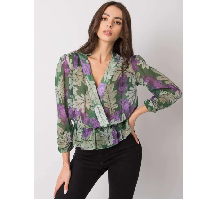 Blúzka LC BZ 22K 2048.22P tmavo zelená