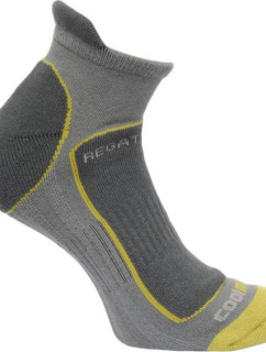 Pánske funkčné ponožky Regatta RMH030 TRAIL RUNNER Granite / Oasis Green