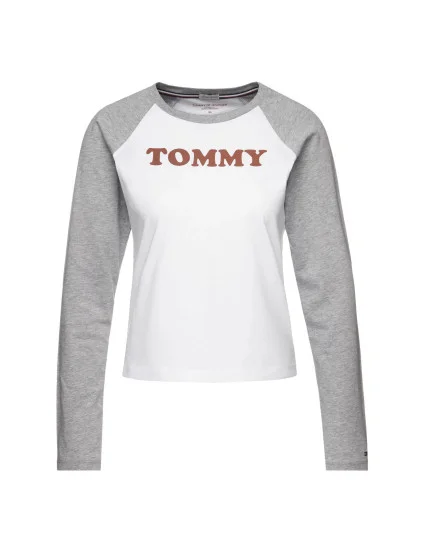 Dámske tričko s dlhým rukávom UW0UW01906-101 - Tommy Hilfiger