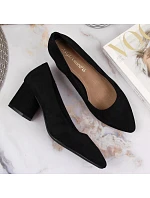 Dámské lodičky model 22097964 černé Sergio Leone - SWEET SHOES