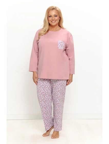 DÁMSKÉ DLOUHÉ PYŽAMO model 22360245 - Taro DÁMSKÉ DLOUHÉ PYŽAMO model 22360245 - Taro