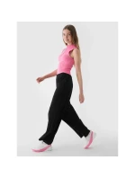 Dámské velurové tepláky s širokými nohavicemi model 21432583 - 4F Dámské velurové tepláky s širokými nohavicemi model 21432583 - 4F