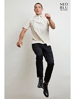 NEOBLU Orel Unisex piqué polo z hrubej bavlny 24.4337 zaprášená béžová NEOBLU Orel Unisex piqué polo z hrubej bavlny 24.4337 zaprášená béžová