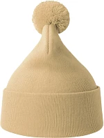WindS Pletená čepice s bambulí beige model 22450557 - Atlantis Headwear