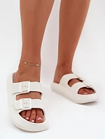 Dámske penové papuče s prackami Vinceza 76056 White