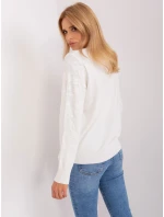 Sweter AT SW model 18900614 ecru - FPrice Sweter AT SW model 18900614 ecru - FPrice