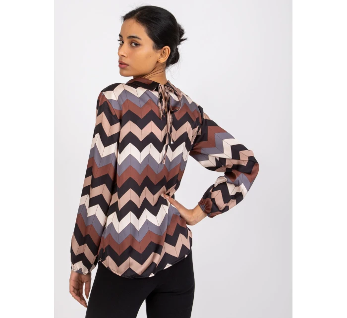 Halenka DHJ BZ model 17356201 černá a béžová - FPrice Halenka DHJ BZ model 17356201 černá a béžová - FPrice