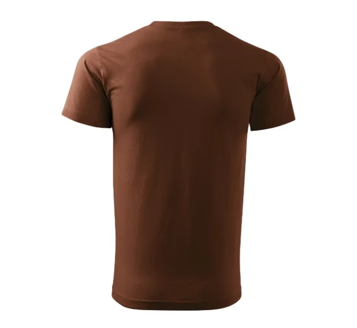 Základné tričko pre mužov čokoláda