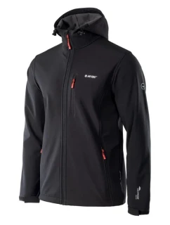 Pánska bunda Caen M 92800282249 Black with red - Hi-Tec