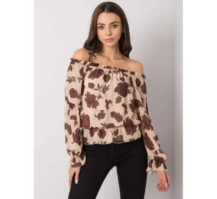 Blúzka DHJ BZ 15168.15P béžová Blúzka DHJ BZ 15168.15P béžová