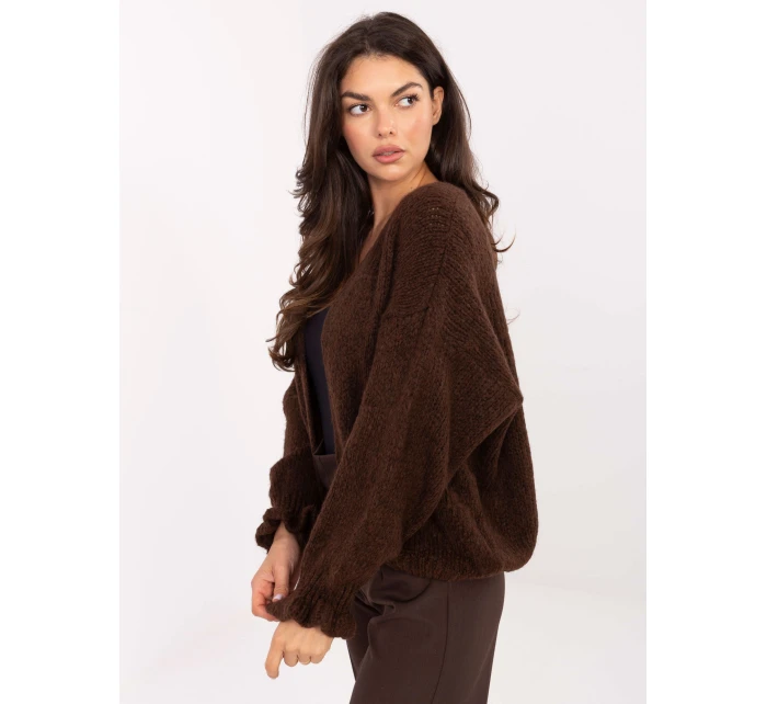 Jumper MI SW 0904.82 tmavohnedý Jumper MI SW 0904.82 tmavohnedý