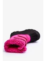 Dětské sněhule na suchý zip Big Star Fuchsia Dětské sněhule na suchý zip Big Star Fuchsia