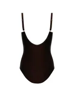 Dámske jednodielne plavky S8030CH3 Gold7 Black - Self