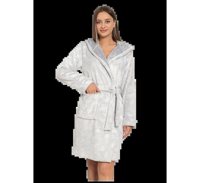 Dámsky župan E06-5517 sv. šedý - Cocoon Dámsky župan E06-5517 sv. šedý - Cocoon