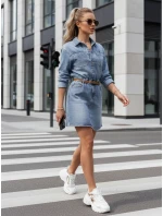 Dámske mini šaty JINELLA EY2569 Jeans blue - Fashion Street