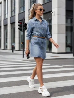 Dámske mini šaty JINELLA EY2569 Jeans blue - Fashion Street