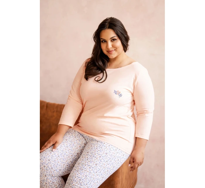 Dámske pyžamo 3257 Ariella peach - TARO