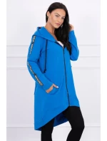 Mikina se zipem na zádech z džínoviny Mikina se zipem na zádech z džínoviny