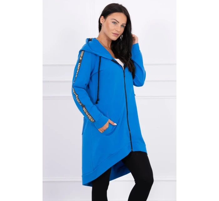 Mikina se zipem na zádech z džínoviny Mikina se zipem na zádech z džínoviny