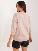 Bluzka RV BZ model 20180334 beżowy - FPrice Bluzka RV BZ model 20180334 beżowy - FPrice