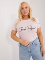 Tričko RV TS 9481.60 svetloružová Tričko RV TS 9481.60 svetloružová