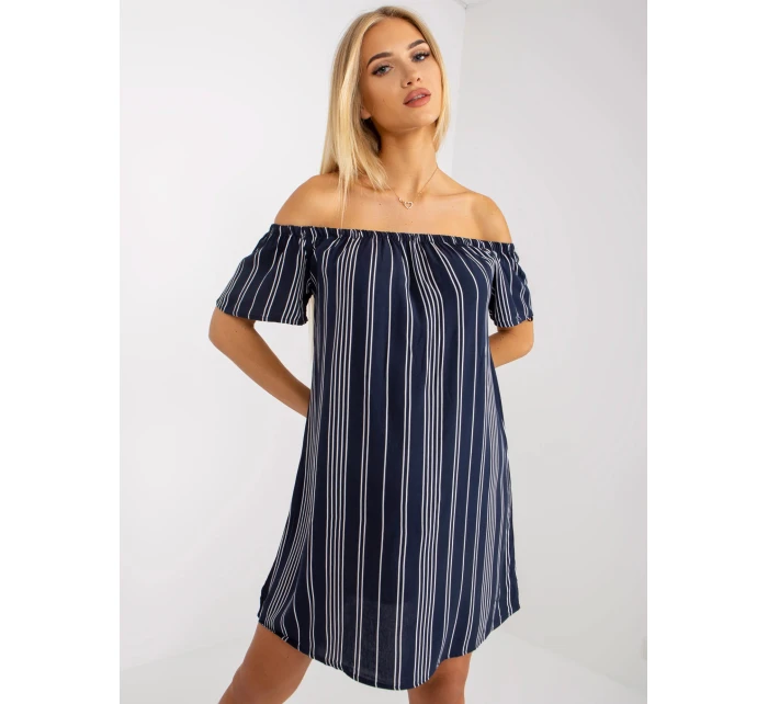 Dámske šaty D73771M30145I tmavomodré - Fresh Made