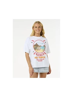 Tričko RIP CURL Cove Heritage Tee, biele