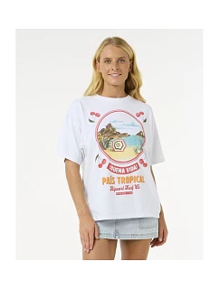 Tričko RIP CURL Cove Heritage Tee, biele