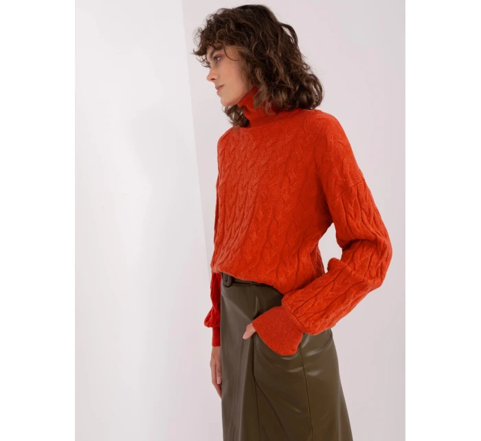 Sweter AT SW model 19018689 ciemny pomarańczowy - FPrice