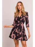 model 20970653 Přiléhavé mini šaty s potiskem model 2 - Moe