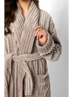 Župan One And model 20751422 Long Beige - Momenti Per Me Župan One And model 20751422 Long Beige - Momenti Per Me