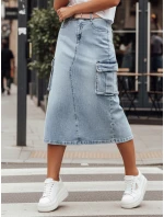 midi cargo džínová sukně modrá Dstreet model 21985870 - FashionStreet
