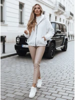 FashionStreet dámska biela bunda TY5270