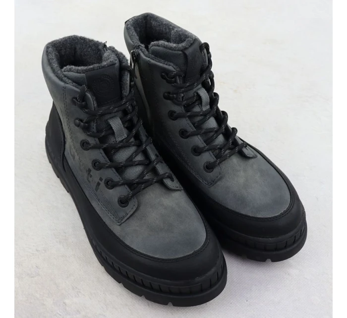 Bugatti šedé pánske členkové tenisky SS153072