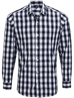 PR 250 Popelínová košile s dl. rukávem  white/navy model 22478151 - Premier