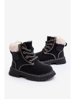 Dětské Trapery Botky Na Zip s Černé model 21640246 - Boto Dětské Trapery Botky Na Zip s Černé model 21640246 - Boto