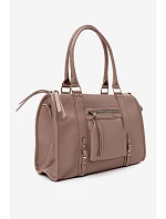 Velká taška z imitace kůže Taupe model 22220879 - Flora&Co Velká taška z imitace kůže Taupe model 22220879 - Flora&Co