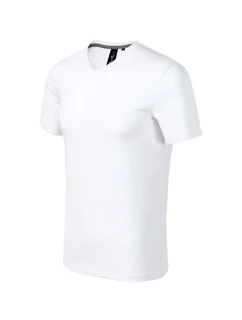 Tričko s výstrihom do V Action biele