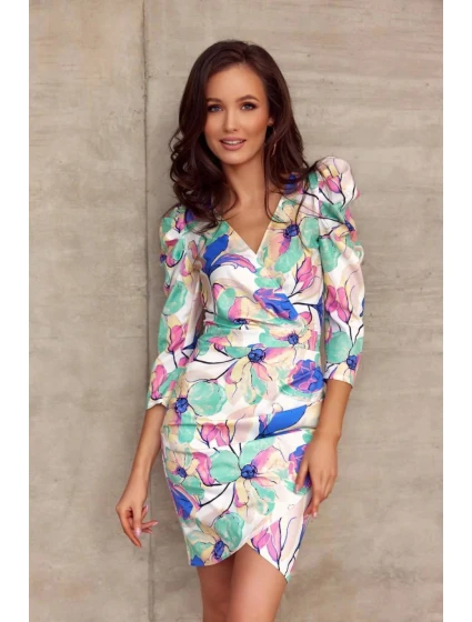 Dámske šaty SUK0329-E27 mix farieb - Roco