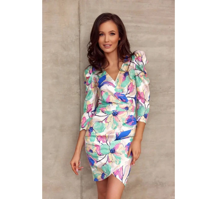 Dámske šaty SUK0329-E27 mix farieb - Roco