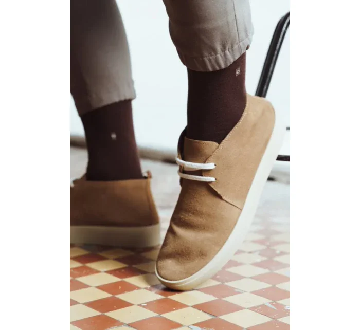 Hladké pánske ponožky s jemným vzorom 056 Hladké pánske ponožky s jemným vzorom 056