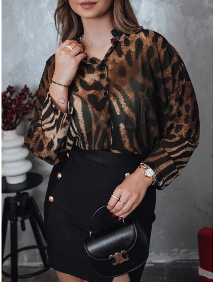 Dámske oversize tričko PANTHEAS s leopardou potlačou FashionStreet RY2709 Dámske oversize tričko PANTHEAS s leopardou potlačou FashionStreet RY2709