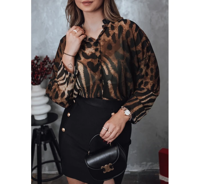 Dámske oversize tričko PANTHEAS s leopardou potlačou FashionStreet RY2709 Dámske oversize tričko PANTHEAS s leopardou potlačou FashionStreet RY2709