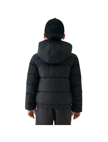 Chlapecká péřová bunda  tmavě černá JWAW25TDJA 20S model 22052166 - 4F