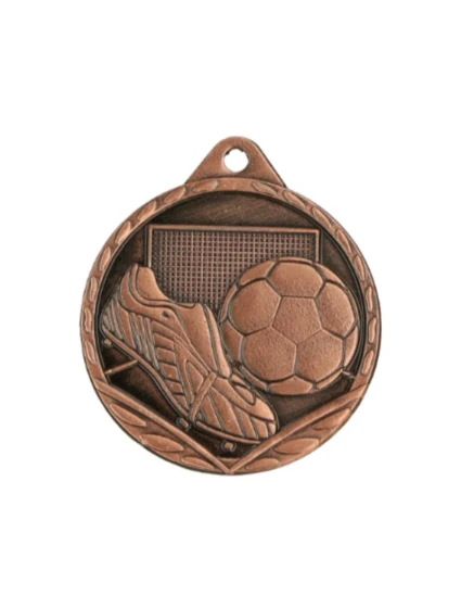Medal stalowy brązowy - Piłka model 21830125